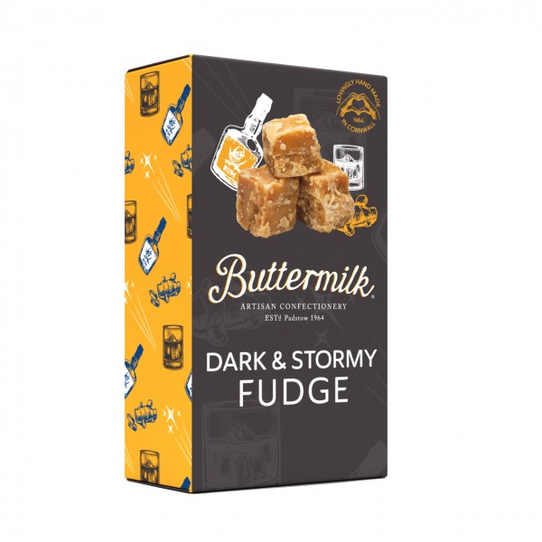 Dark & Stormy Fudge