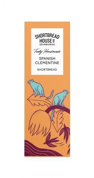 Shortbread Spanish clementine – Eden range 125 g