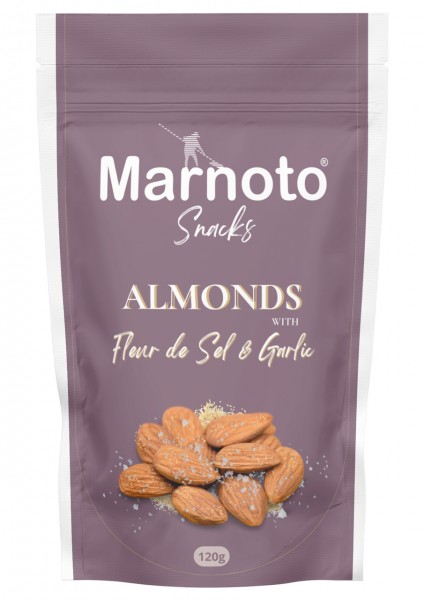 Almonds with Fleur de Sel and Garlic