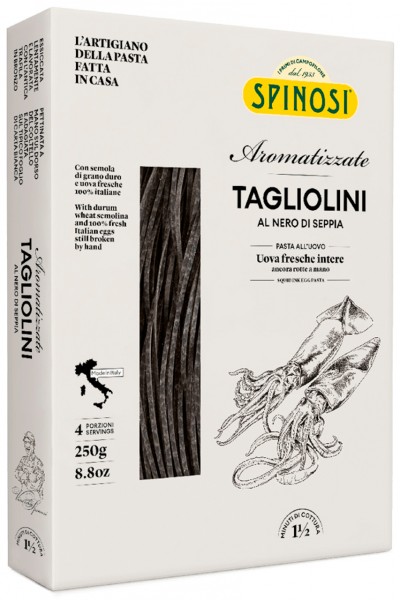 Tagliolini al nero di Seppia