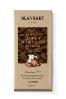 Chocolate con leche y almendras