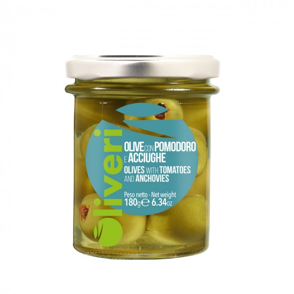 Olive al pomodoro e acciughe