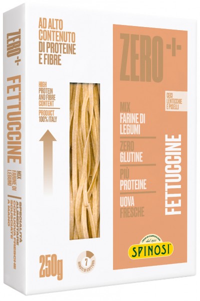 Fettuccine Zero+ Mix Farine di Legumi