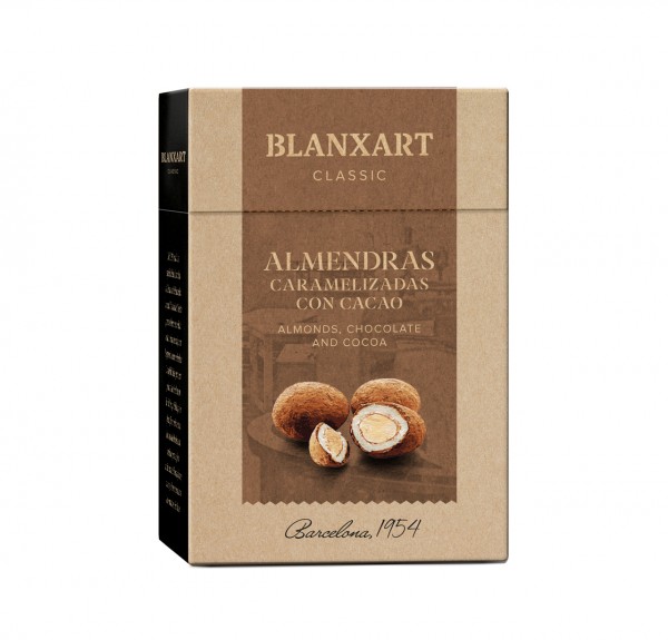 Almendras caramelizadas con cacao