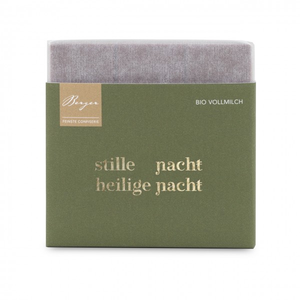 Bio Schokoladentafel Vollmilch „Stille Nacht, Heilige Nacht“ – Mini