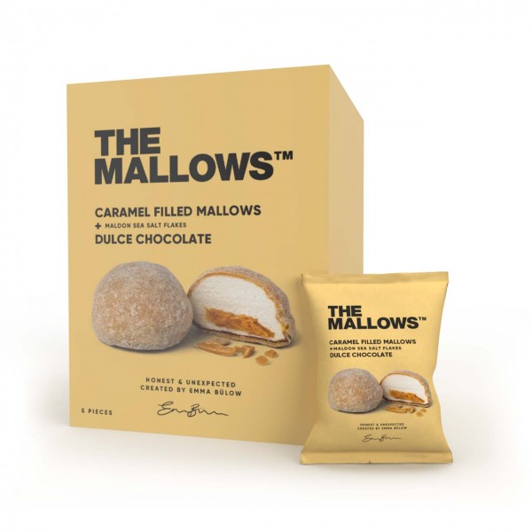 Caramel Filled Mallows + Maldon Sea Salt Flakes & Dulce Chocolate